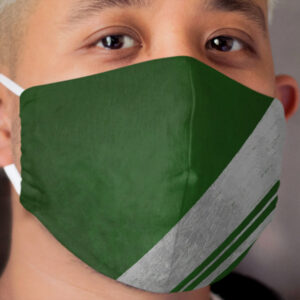 House Colors Green and Silver Cloth Face Mask