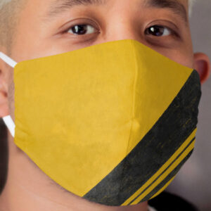 House Colors Yellow and Black Cloth Face Mask