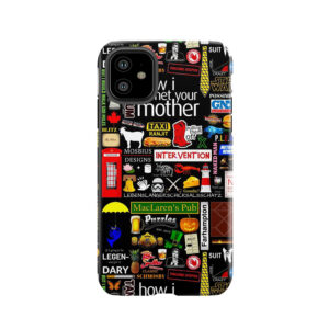 How I Met Your Mother Collage Poster Iconographic - Infographic Tough Phone Case
