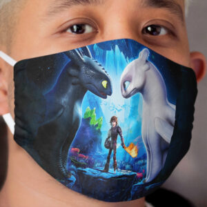 How to train Your Dragon The Hidden World Oil Base Cloth Face Mask
