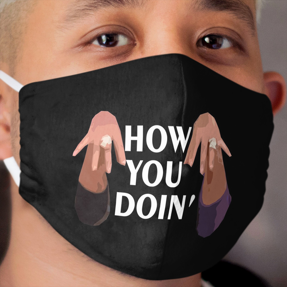 How You Doin' Hand Pose Cloth Face Mask