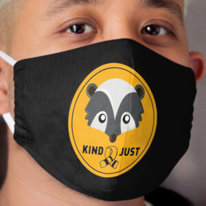 Huffle Badger Badge with Scarf Cloth Face Mask