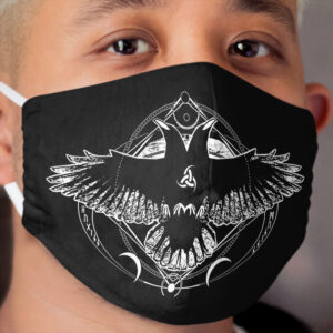 Huginn and Muninn / Hail Odin! Cloth Face Mask