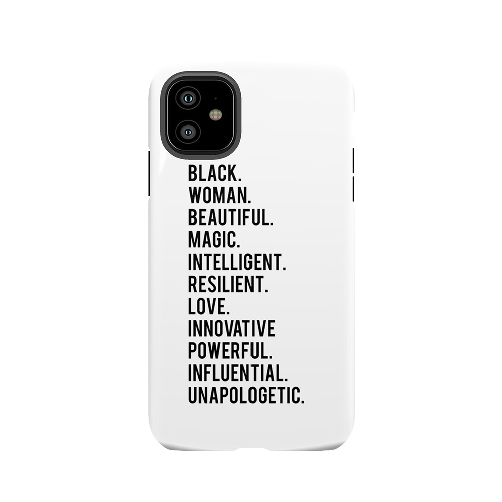 I Am Black Woman | African American | Black Lives Tough Phone Case