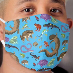 I Am Thankful For Amphibians Cloth Face Mask