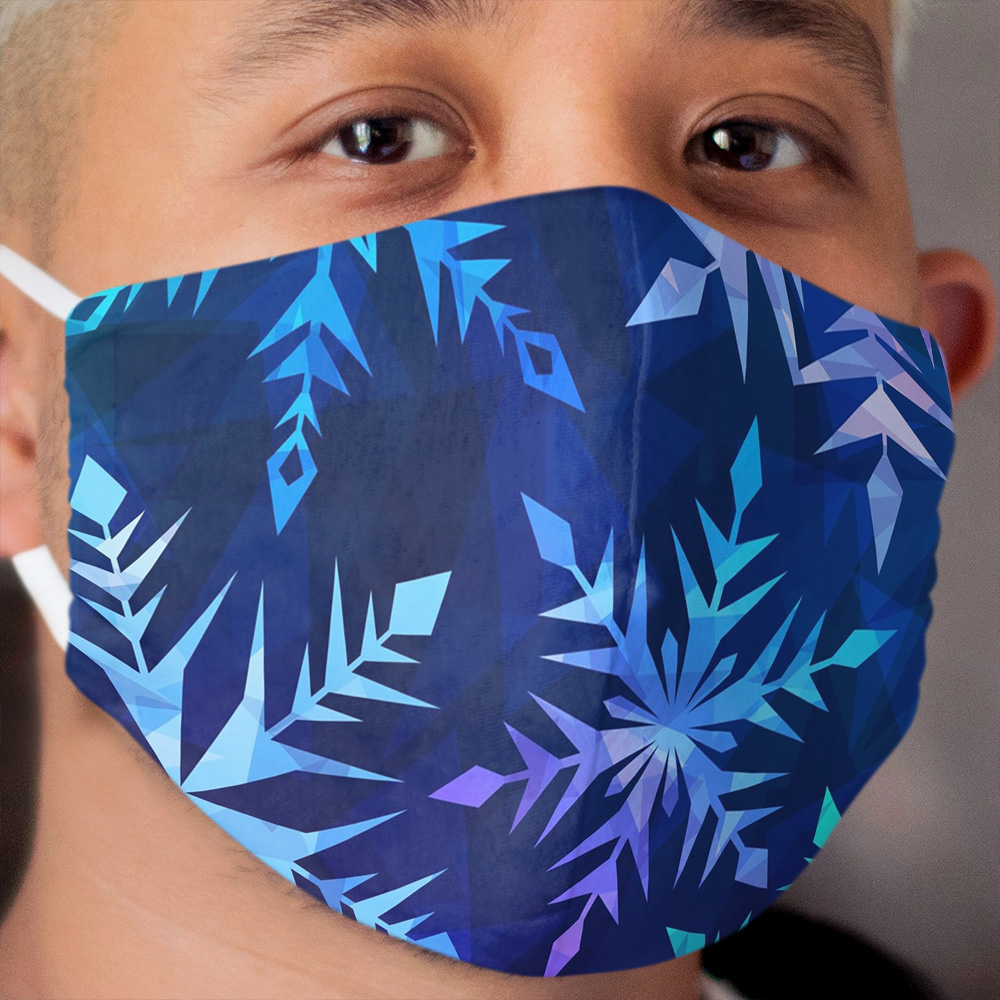Ice Crystals Cloth Face Mask