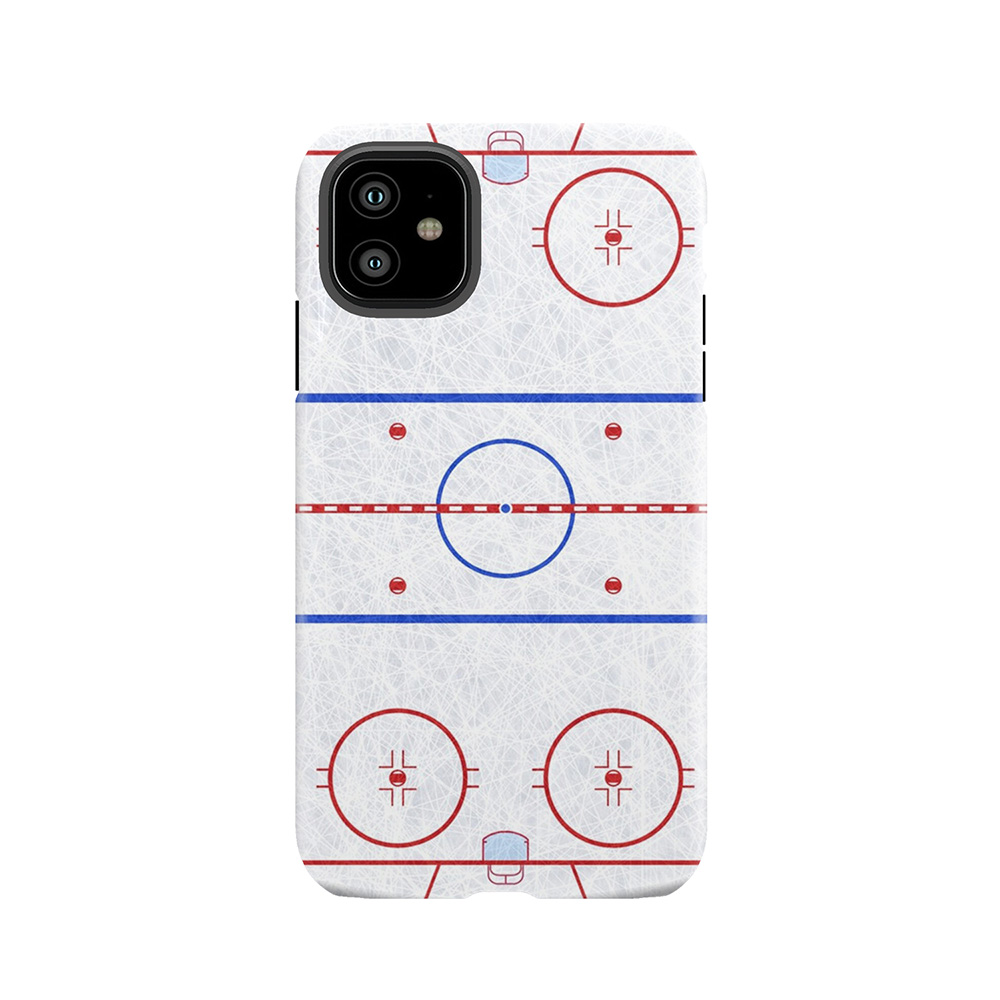 Ice Hockey Rink Tough Phone Case