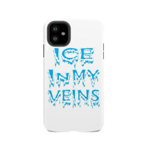 Ice In My Veins T-Shirt Art Cold Hearted Basketball Tough Phone Case