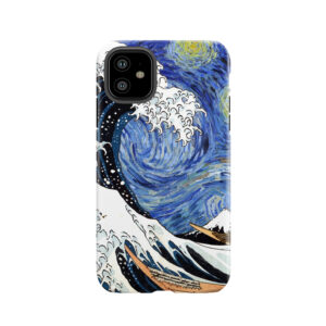 Iconic Starry Night Wave Of Kanagawa Tough Phone Case