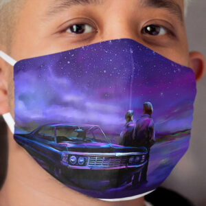 Impala Nights- Sam and Dean Cloth Face Mask