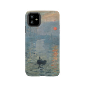 Impression Sunrise Painting By Claude Monet Tough Phone Case