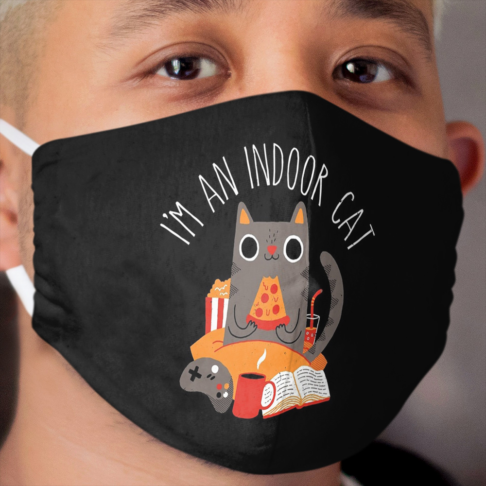 Indoor Cat Cloth Face Mask