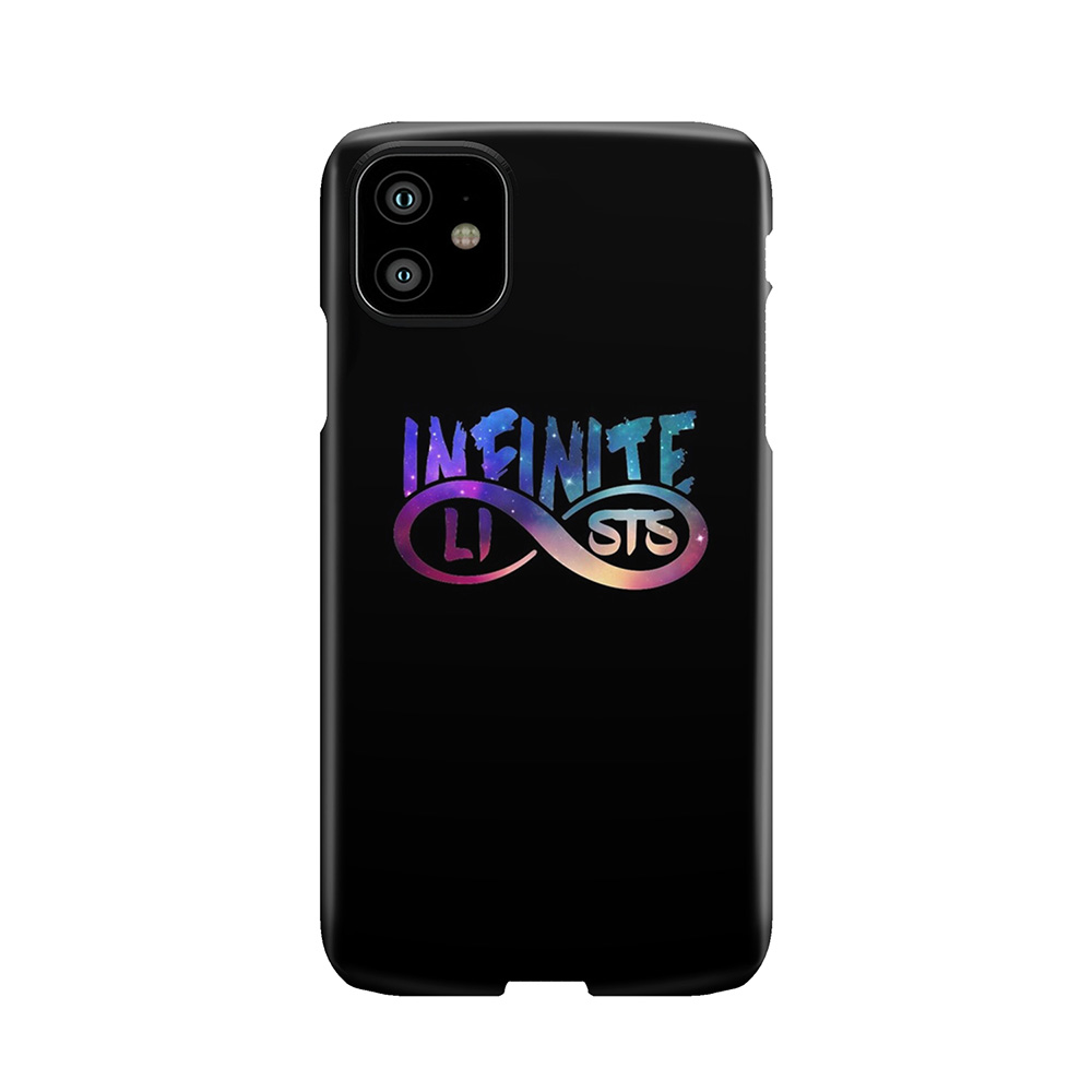 Infinite Lists Galaxy, Infinite Merch, Infinite Lists Youtube Merch Phone Case