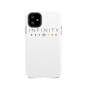 Infinity - Black Clean Tough Phone Case