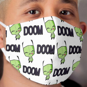Invader Zim Gir DOOM Cloth Face Mask