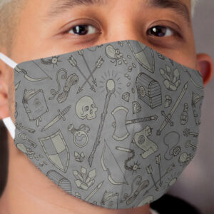 Inventory in Grey Cloth Face Mask
