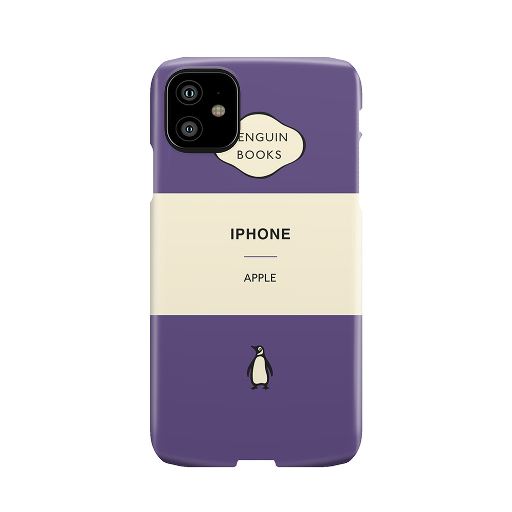 Iphone Penguin Classic Purple Phone Case