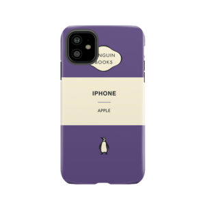 Iphone Penguin Classic Purple Tough Phone Case
