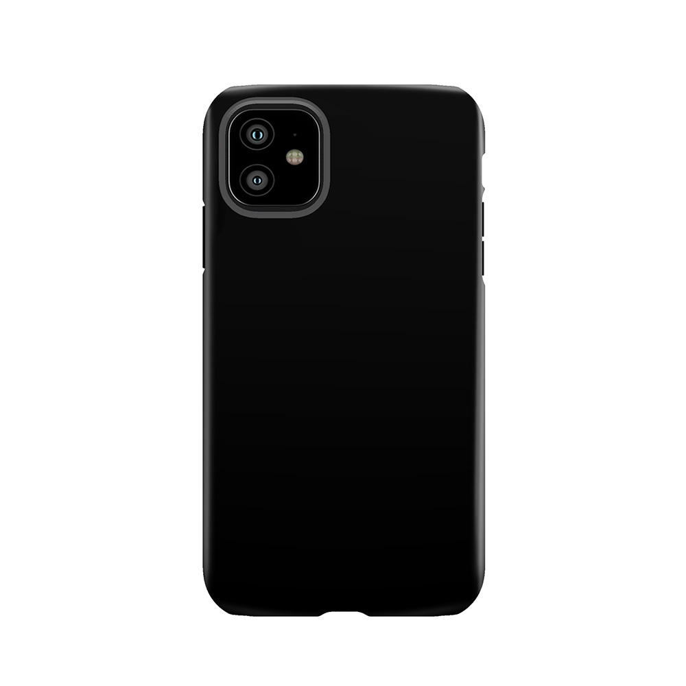 Iphone X 8 Pure Black Cell Phone Tough Phone Case