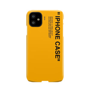 Iphone Yellow Phone Case