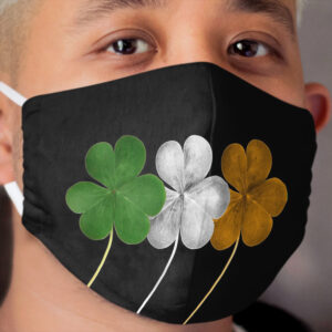 Ireland Shamrock Flag Cloth Face Mask