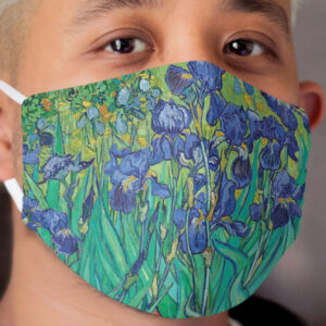 Irises by Vincent Van Gogh Cloth Face Mask