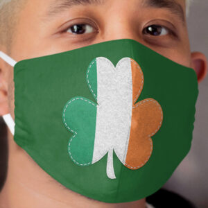 Irish Flag Irish Shamrock Cloth Face Mask