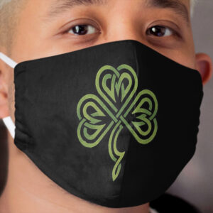 Irish Shamrock Cloth Face Mask