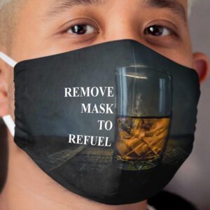 Irish Whiskey Refuel Cloth Face Mask