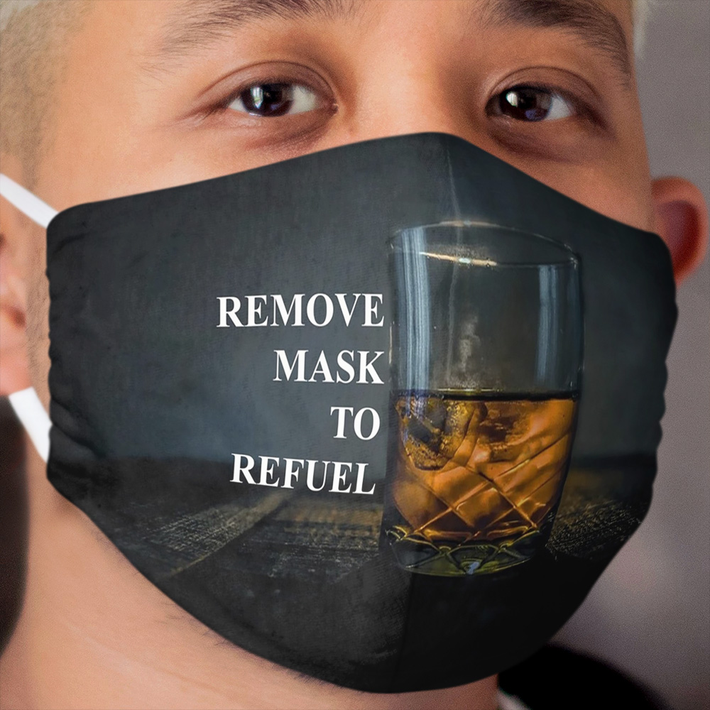 Irish Whiskey Refuel Cloth Face Mask