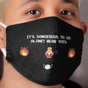 It's dangerous to go alone! Zelda -Mask Design- Cloth Face Mask