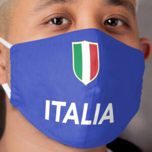 Italia Italian Forza Azzurri Cloth Face Mask