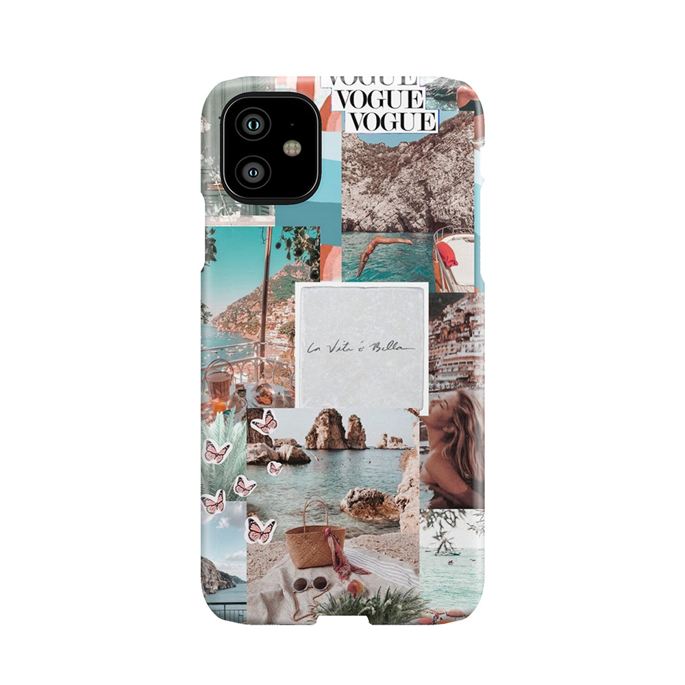Italian Dreams Mediterranean Vogue Collage Phone Case