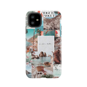 Italian Dreams Mediterranean Vogue Collage Tough Phone Case