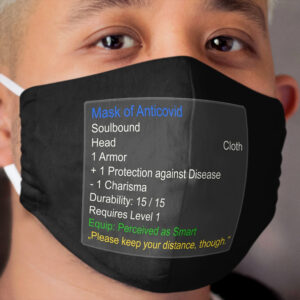 Item Description - Cloth Face Mask of Anticovid Cloth Face Mask