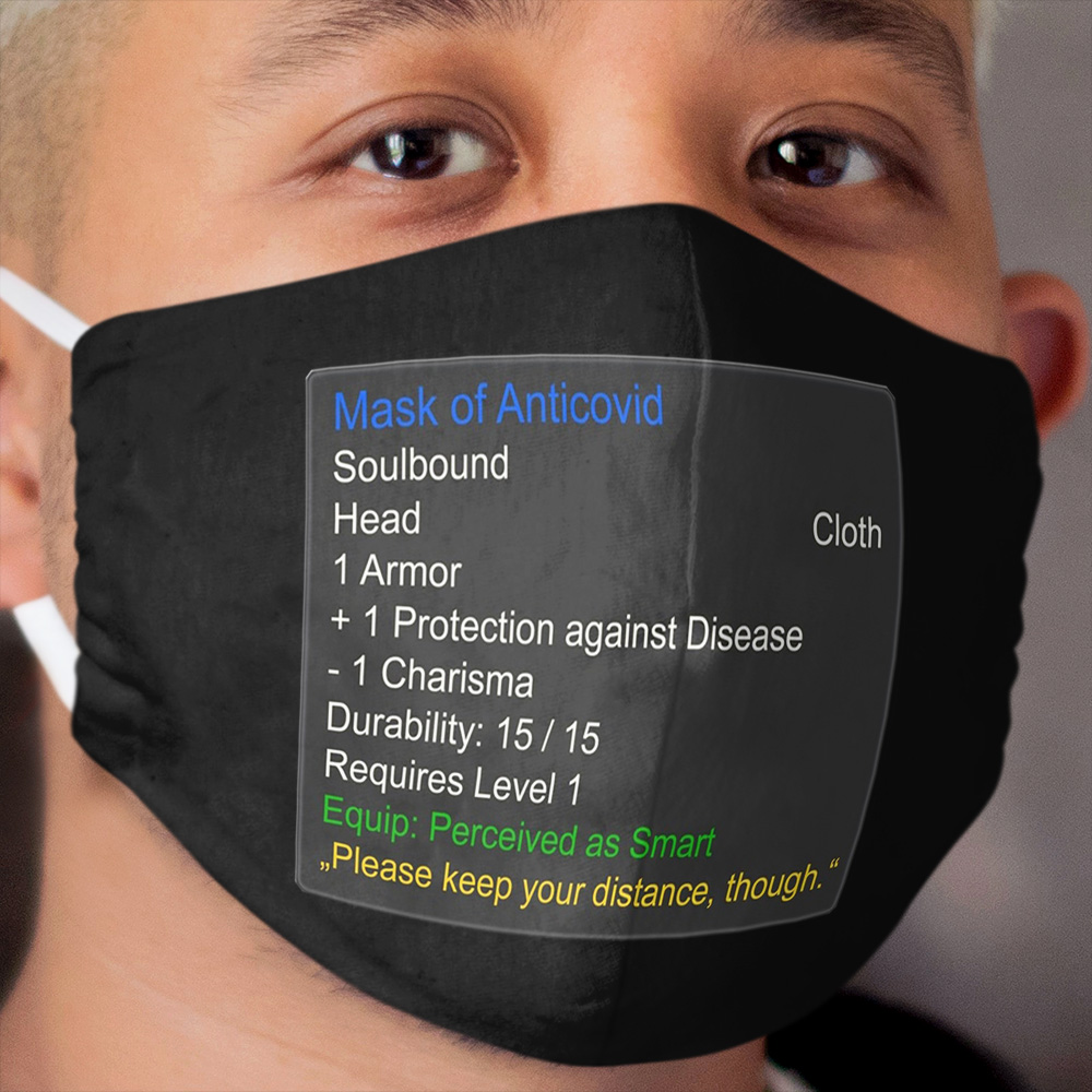 Item Description - Cloth Face Mask of Anticovid Cloth Face Mask