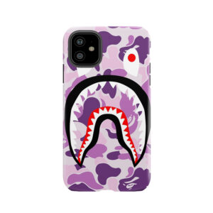 Iwak Purple Bape Tough Phone Case