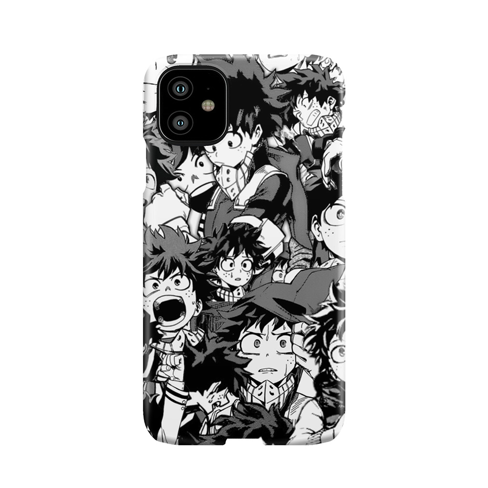 Izuku Midoriya - Manga Collage Phone Case