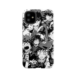 Izuku Midoriya - Manga Collage Tough Phone Case