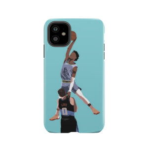 Ja Morant Almost Dunks On Kevin Love Tough Phone Case