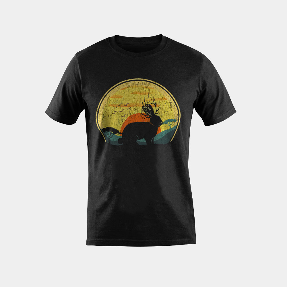 Jackalope Shirt cryptozoology tshirt vintage gift idea T-Shirt