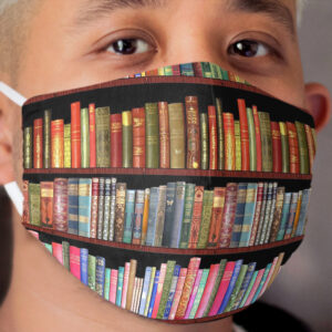 Jane austen antique books, British antique books Cloth Face Mask