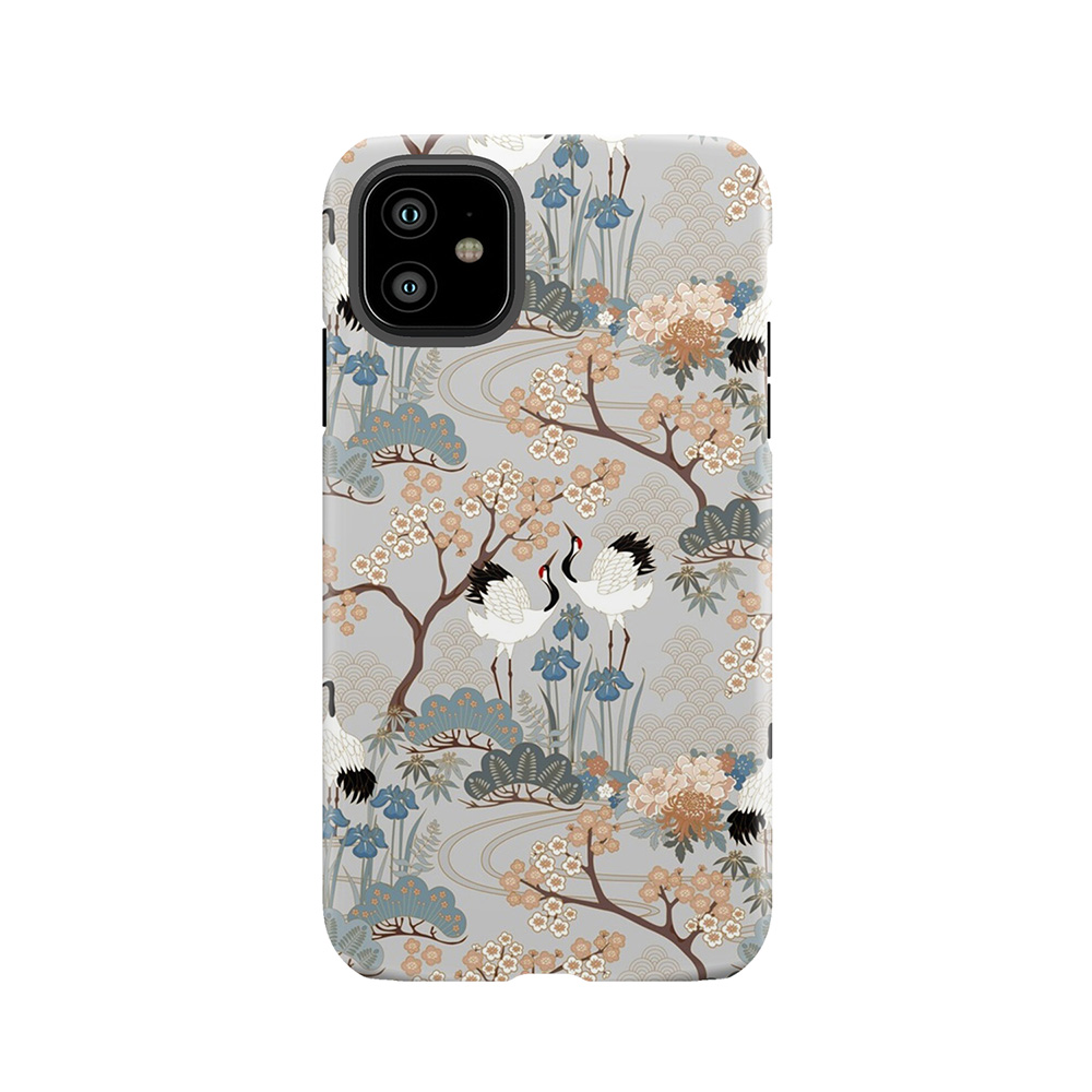 Japanese Garden Gray Tough Phone Case