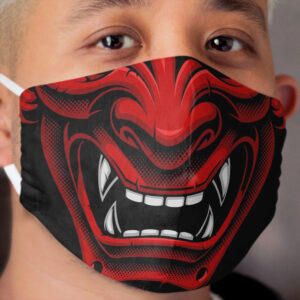 Japanese Oni Demon Cloth Face Mask