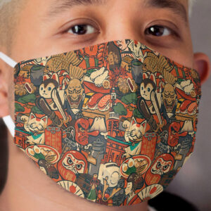 Japanese style Cloth Face Mask