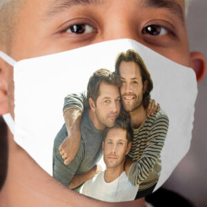 Jared, Jensen & Misha Cloth Face Mask