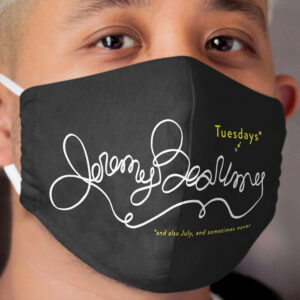 Jeremy Bearimy in white (with notation) Cloth Face Mask