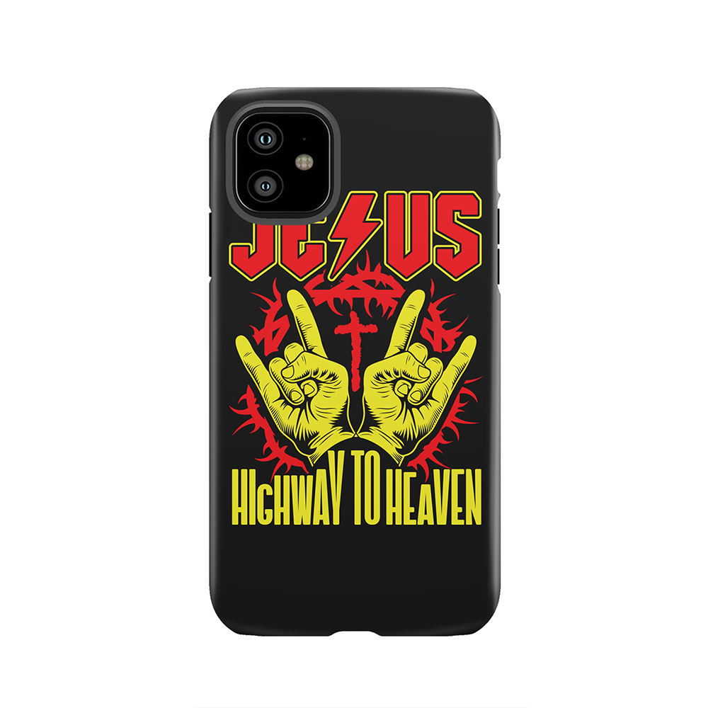 Jesus Highway to Heaven Tough Phone Case