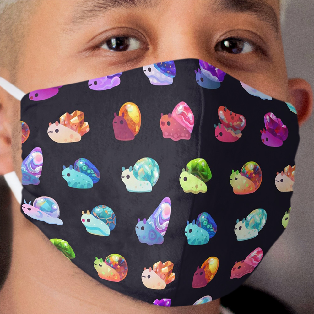 Jewel Snail Cloth Face Mask