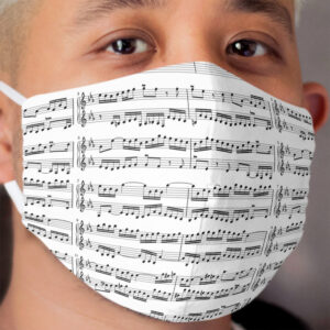 Johann Sebastian Bach sheet music Cloth Face Mask